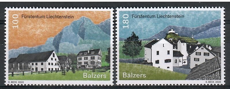 Znaczek Liechtenstein 2020 Mi 1989-1990 Czyste **
