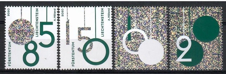 Znaczek Liechtenstein 2020 Mi 1995-1998 Czyste **