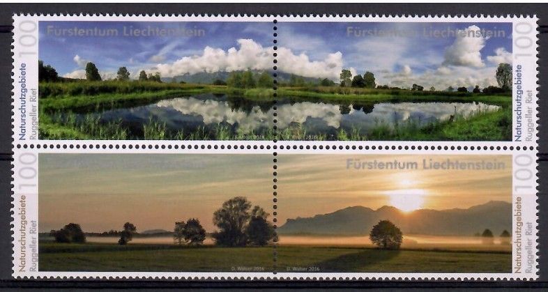 Znaczek Liechtenstein 2016 Mi 1814-1817 Czyste **