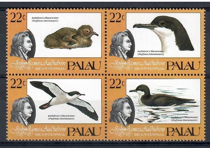 Znaczek Palau 1985 Mi 65-68 Czyste **