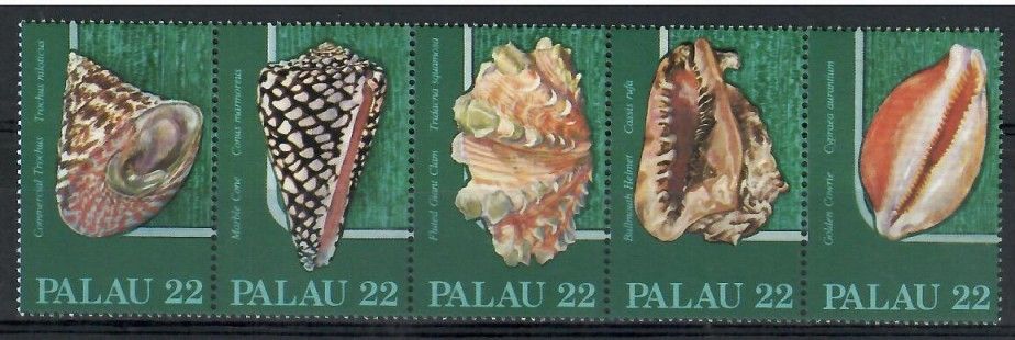 Znaczek Palau 1986 Mi 149-153 Czyste **