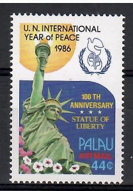 Znaczek Palau 1986 Mi 158 Czyste **
