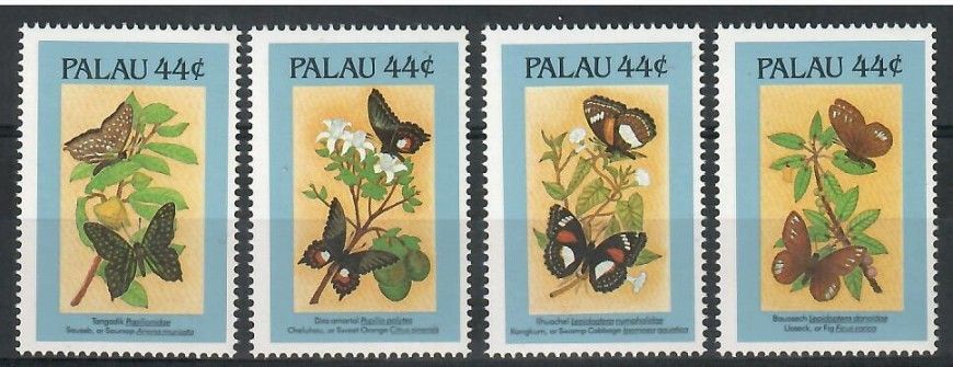 Znaczek Palau 1987 Mi 168-171 Czyste **