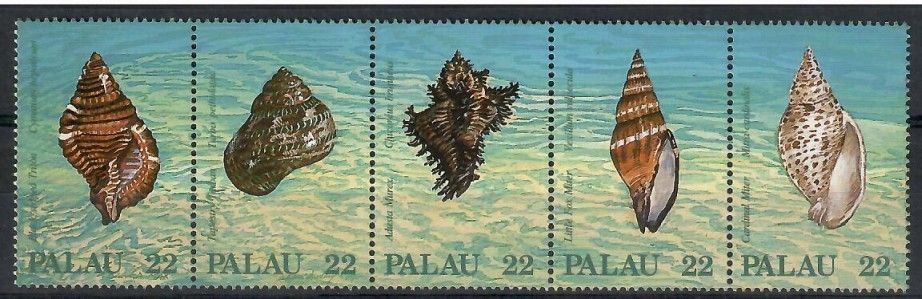 Znaczek Palau 1987 Mi 192-196 Czyste **