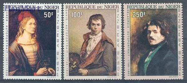 Znaczek Niger 1967 Mi 146-148 Czyste **
