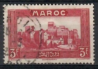 Znaczek Maroko 1933 Mi 113 Stemplowane