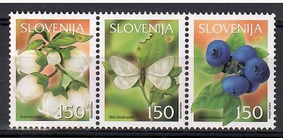 Znaczek Słowenia 2002 Mi 404-406 Czyste **