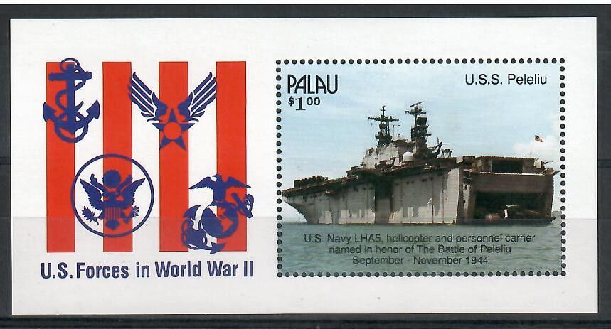 Znaczek Palau 1990 Mi bl 8 Czyste **