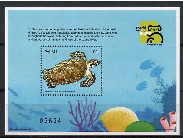 Znaczek Palau 1999 Mi bl 81 Czyste **