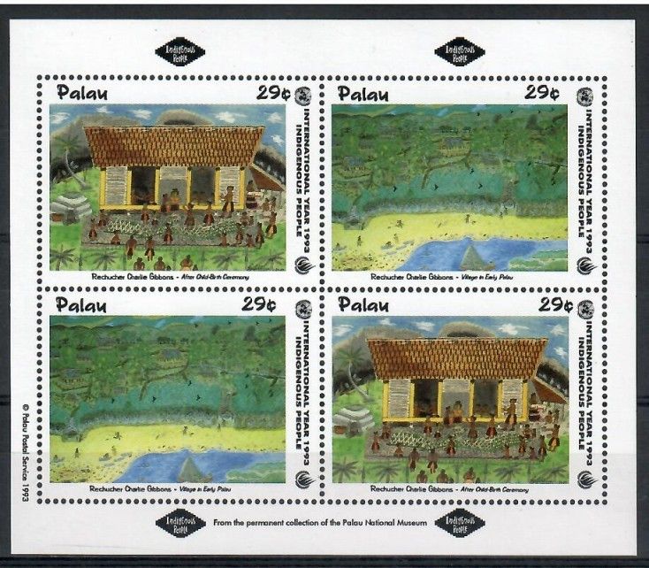 Znaczek Palau 1993 Mi ark 658-659 Czyste **