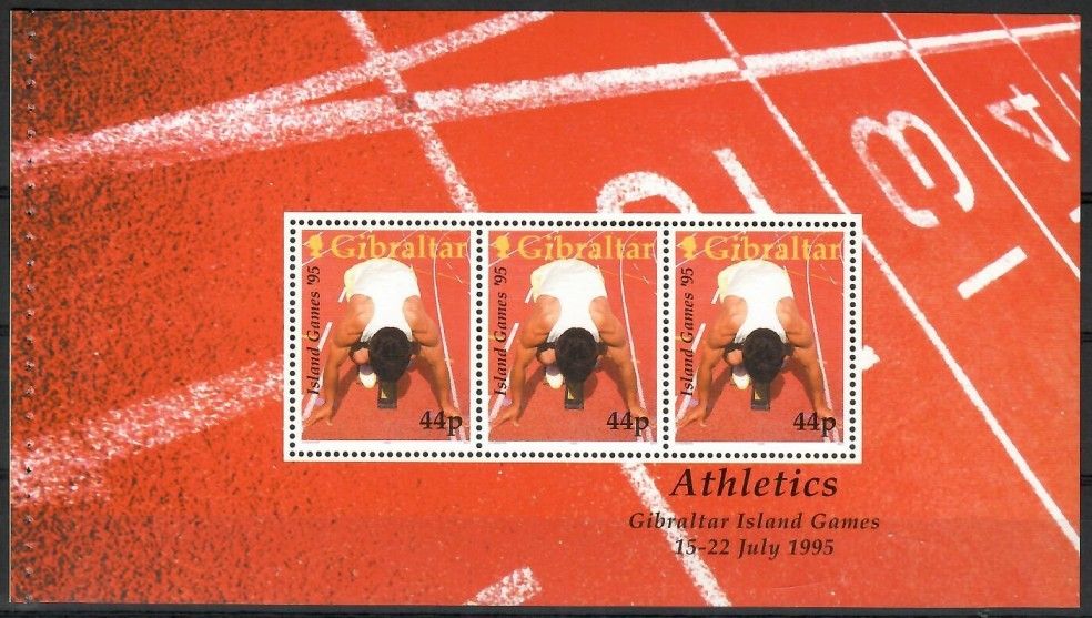 Znaczek Gibraltar 1995 Mi h-blatt 11 Czyste **