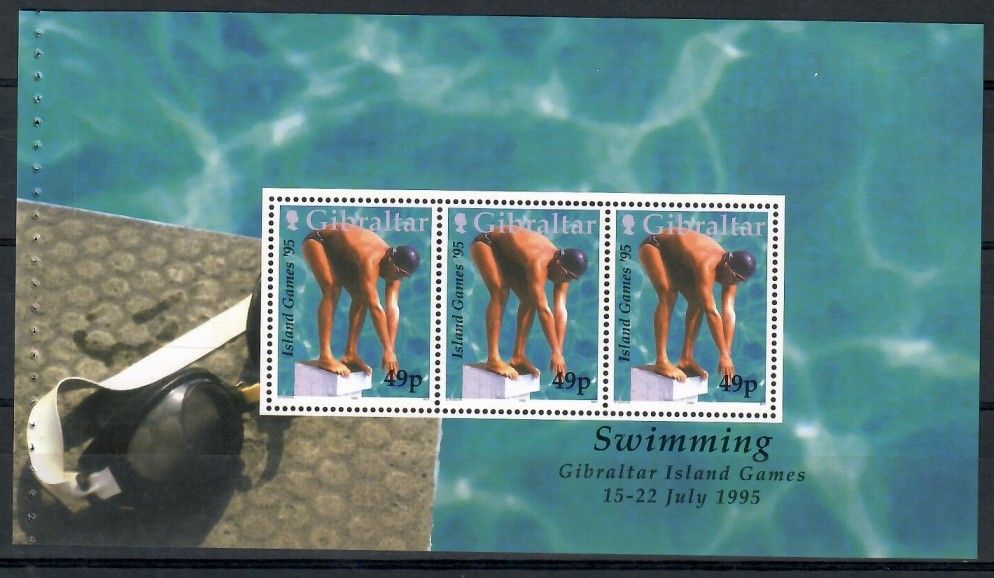 Znaczek Gibraltar 1995 Mi h-blatt 12 Czyste **