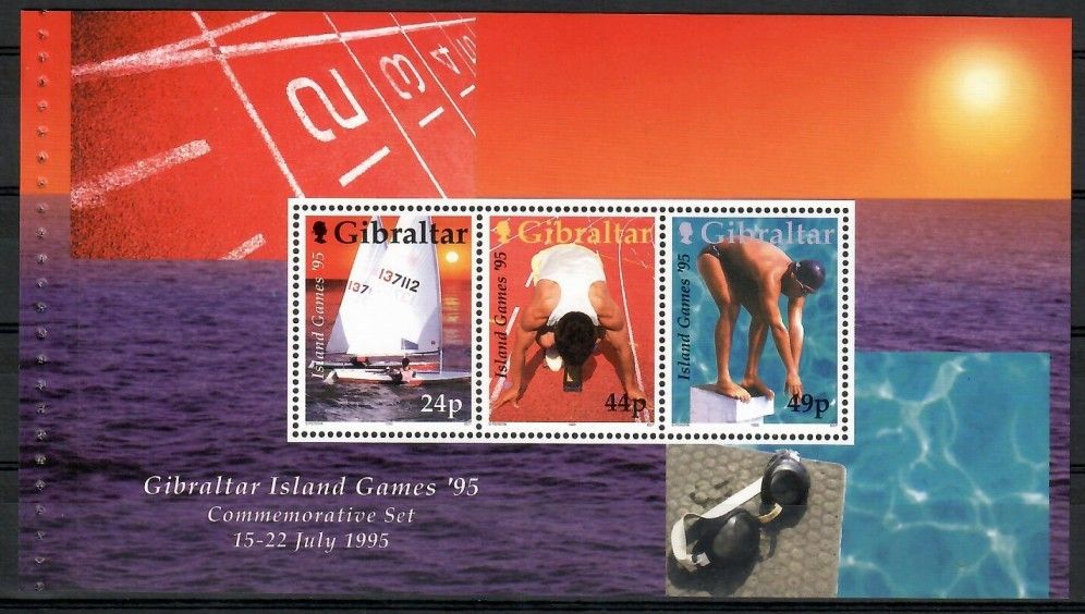 Znaczek Gibraltar 1995 Mi h-blatt 14 Czyste **