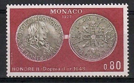 Znaczek Monako 1977 Mi 1294 Czyste **