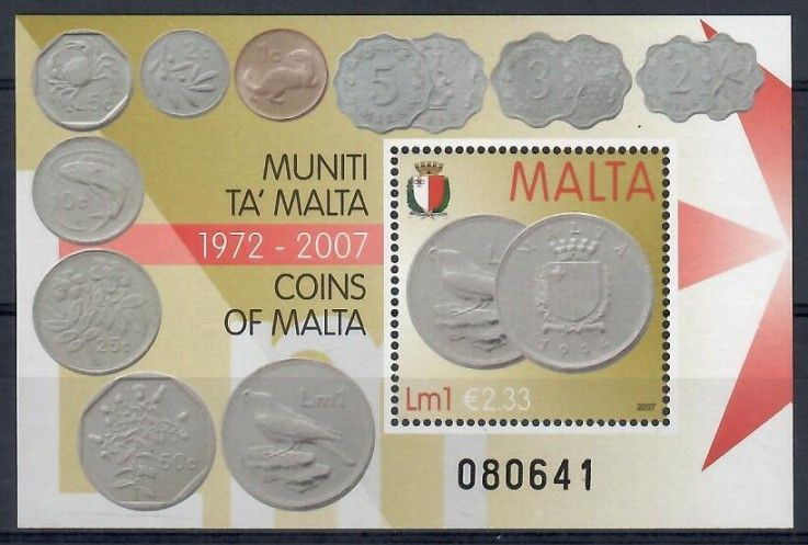 Znaczek Malta 2007 Mi bl 41 Czyste **