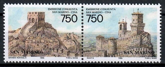 Znaczek San Marino 1996 Mi 1652-1653 Czyste **