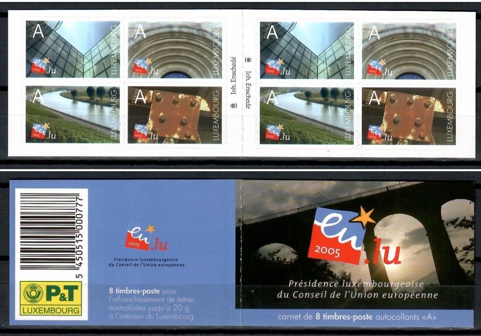 Znaczek Luksemburg 2005 Mi mh 1659-1662 Czyste **