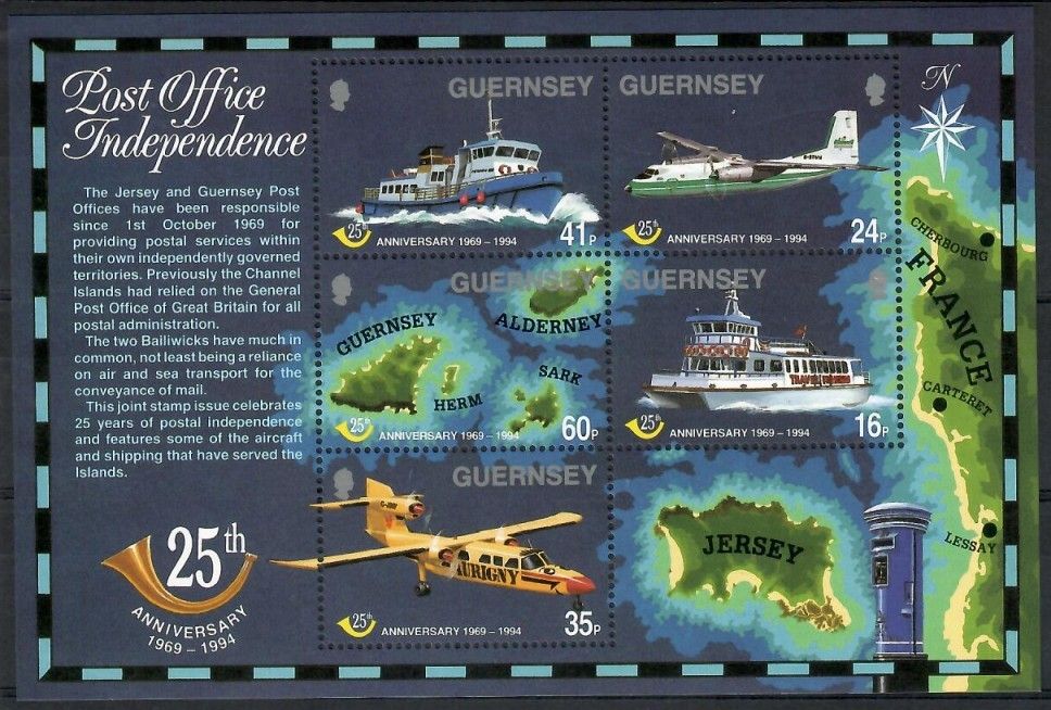 Znaczek Guernsey 1994 Mi bl 13 Czyste **