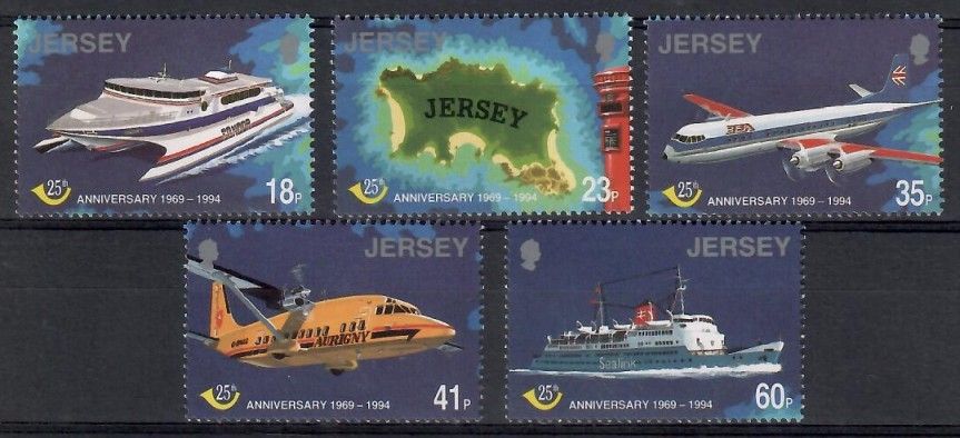 Znaczek Jersey 1994 Mi 669-673 Czyste **