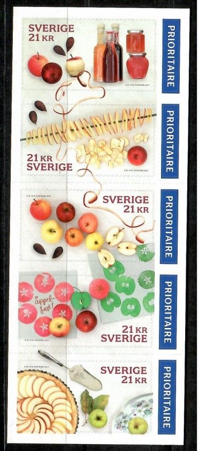 Znaczek Szwecja 2017 Mi mh 3182-3186 Czyste **