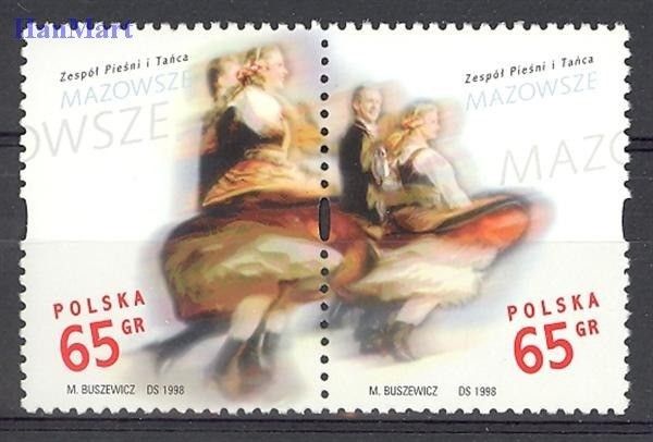 Znaczek Polska 1998 Mi 3727-3728 Fi 3579-3580 Czyste **