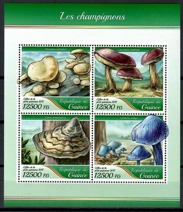 Znaczek Gwinea 2017 Mi ark 12535-12538 Czyste **