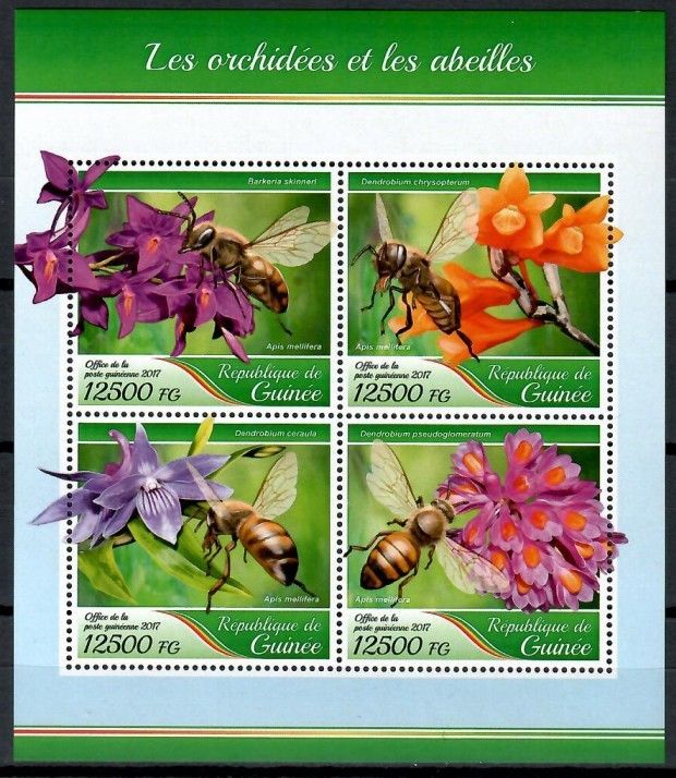 Znaczek Gwinea 2017 Mi ark 12540-12543 Czyste **