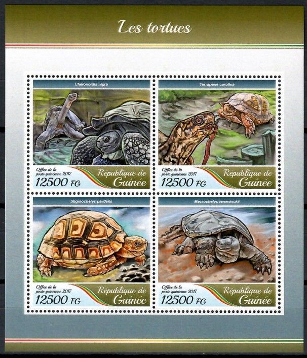Znaczek Gwinea 2017 Mi ark 12555-12558 Czyste **