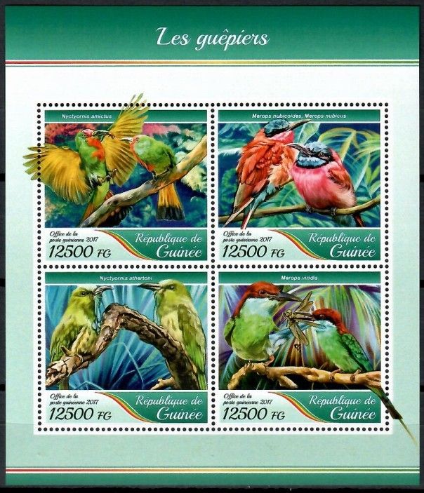 Znaczek Gwinea 2017 Mi ark 12565-12568 Czyste **