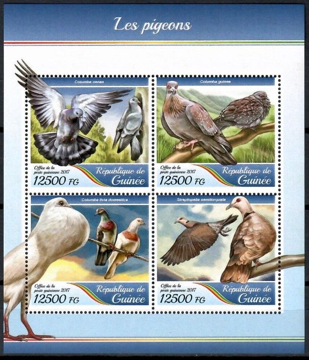 Znaczek Gwinea 2017 Mi ark 12570-12573 Czyste **
