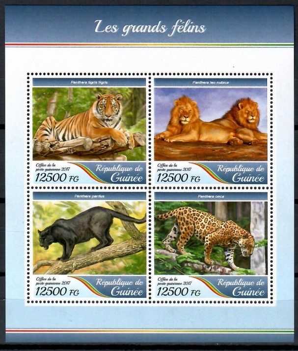 Znaczek Gwinea 2017 Mi ark 12595-12598 Czyste **