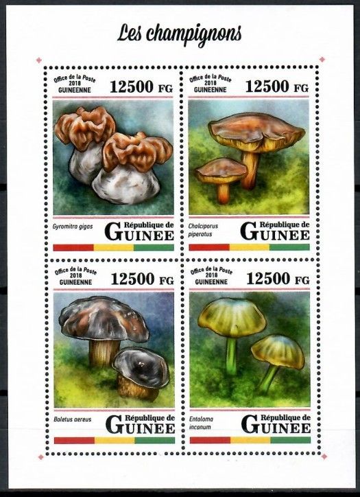 Znaczek Gwinea 2018 Mi ark 12780-12783 Czyste **