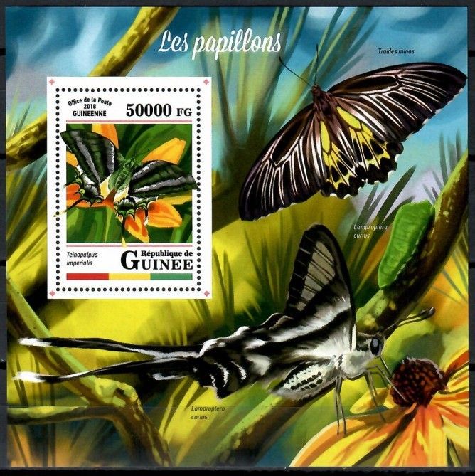 Znaczek Gwinea 2018 Mi bl 2854 Czyste **