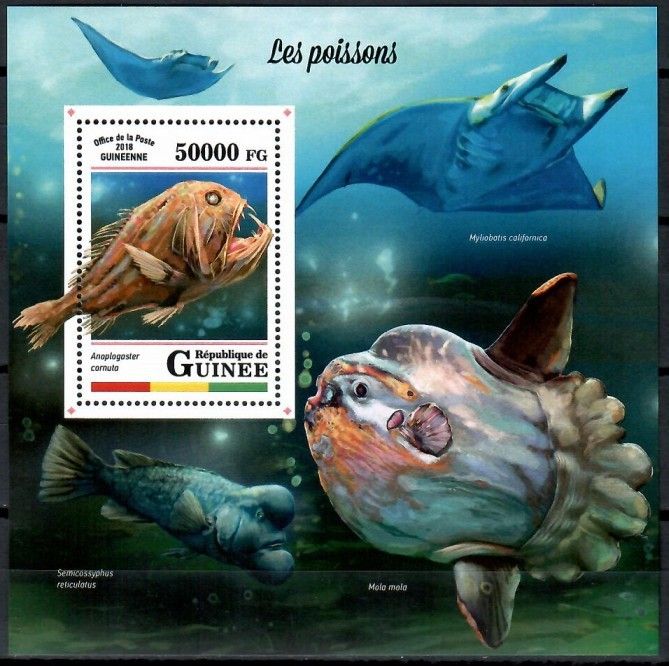 Znaczek Gwinea 2018 Mi bl 2855 Czyste **