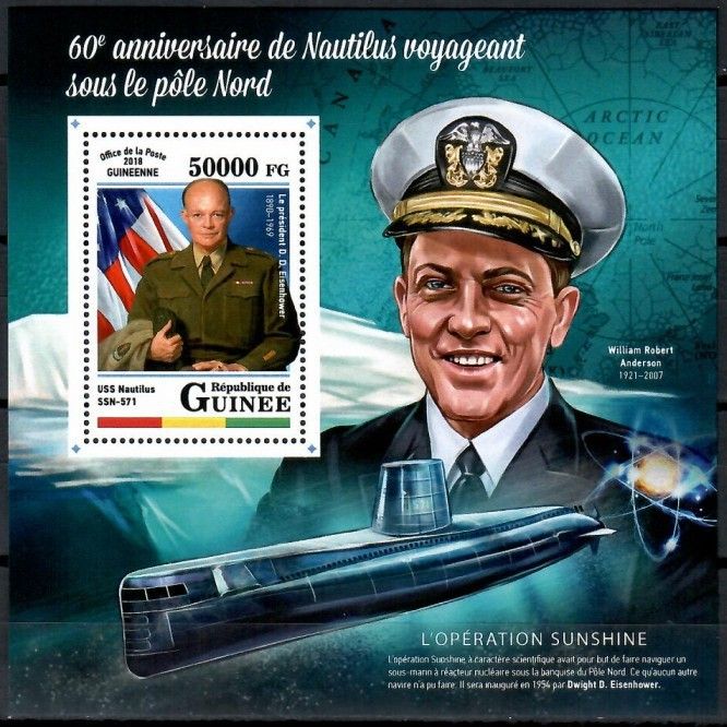 Znaczek Gwinea 2018 Mi bl 2868 Czyste **