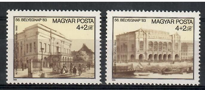 Znaczek Węgry 1983 Mi 3632-3633 Czyste **