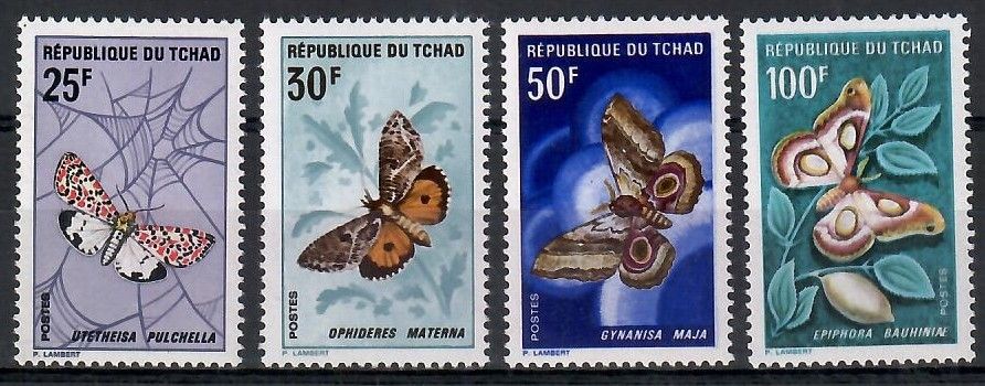 Znaczek Czad 1968 Mi 207-210 Czyste **