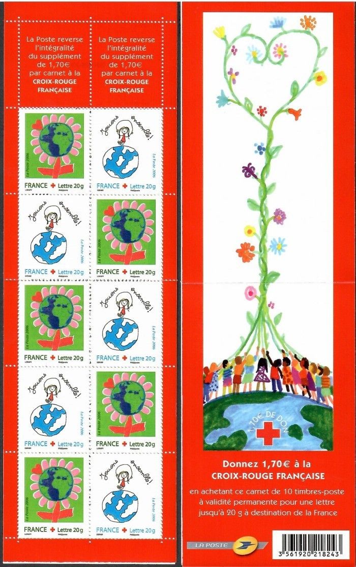 Znaczek Francja 2006 Mi mh 68 Czyste **