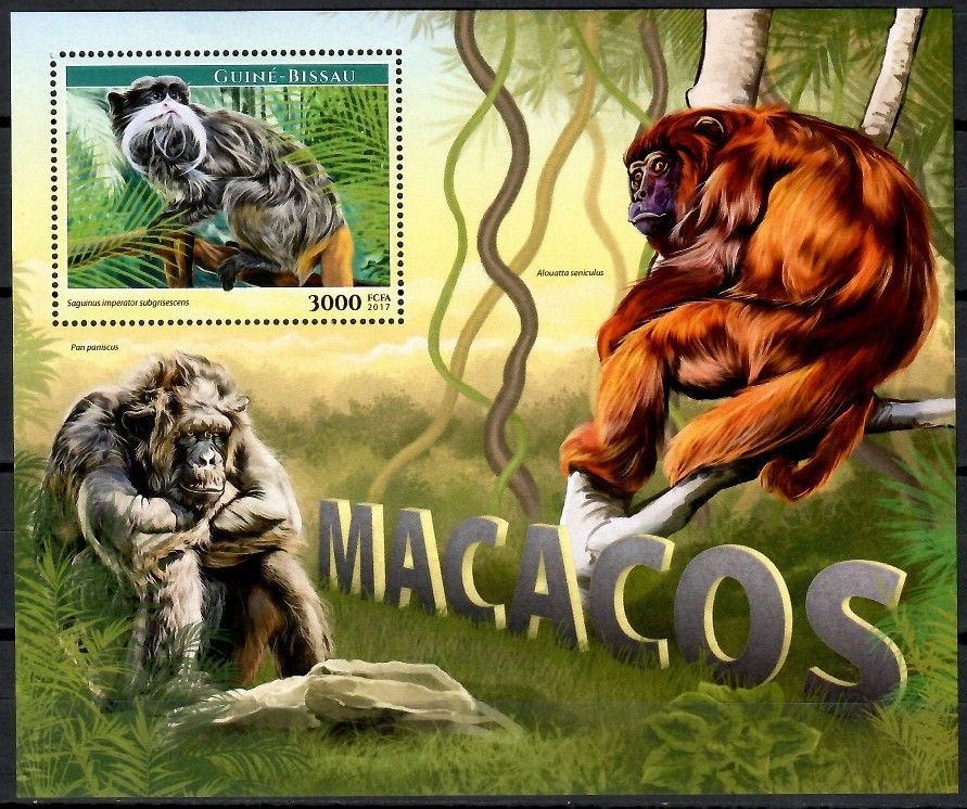 Znaczek Gwinea Bissau 2017 Mi bl 1588 Czyste **