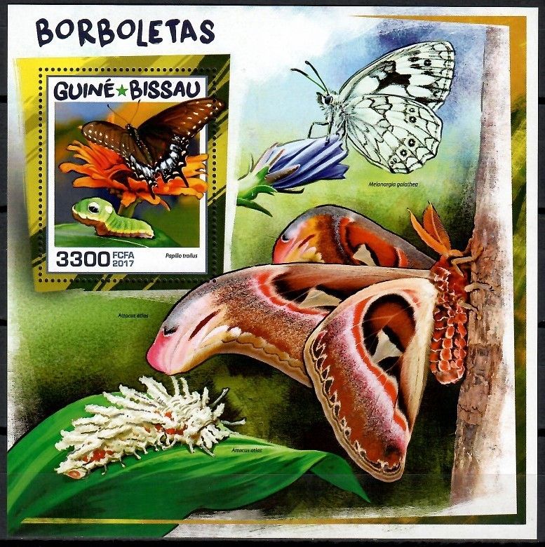 Znaczek Gwinea Bissau 2017 Mi bl 1649 Czyste **