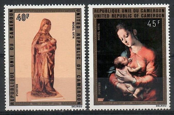 Znaczek Kamerun 1974 Mi 790-791 Czyste **