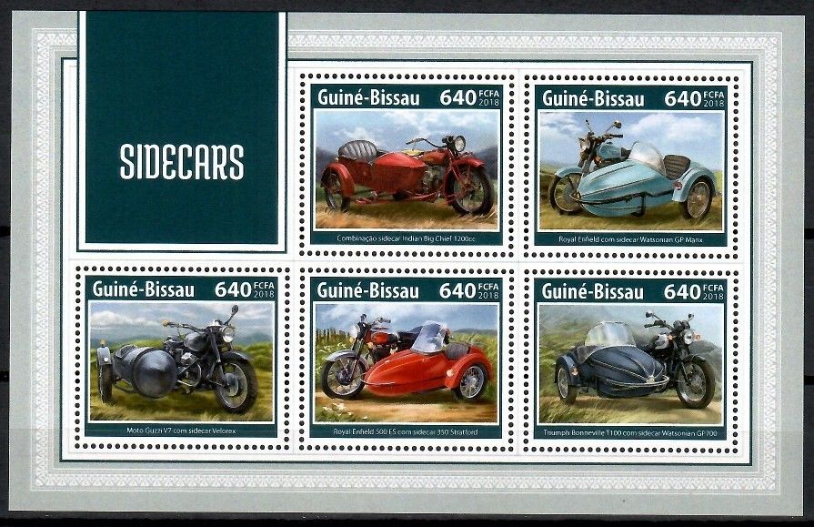 Znaczek Gwinea Bissau 2018 Mi ark 9750-9754 Czyste **
