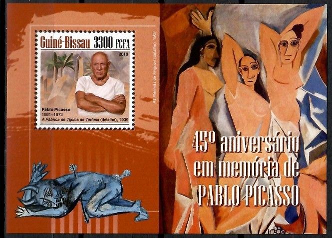 Znaczek Gwinea Bissau 2018 Mi bl 1756 Czyste **