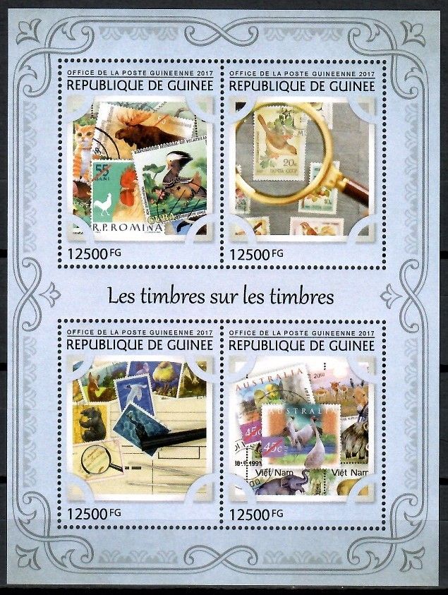 Znaczek Gwinea 2017 Mi ark 12271-12274 Czyste **