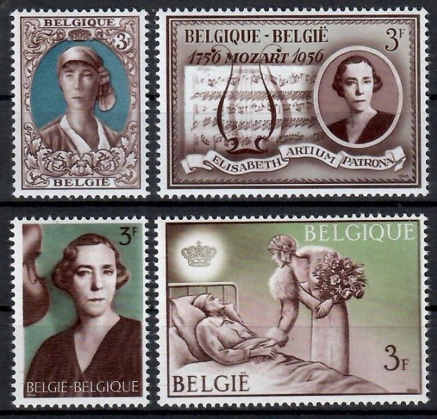 Znaczek Belgia 1966 Mi 1421-1424 Czyste **