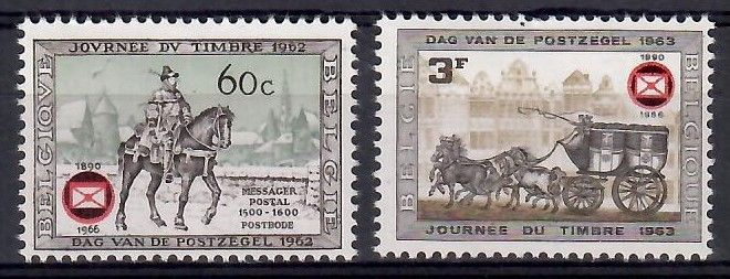 Znaczek Belgia 1966 Mi 1452-1453 Czyste **