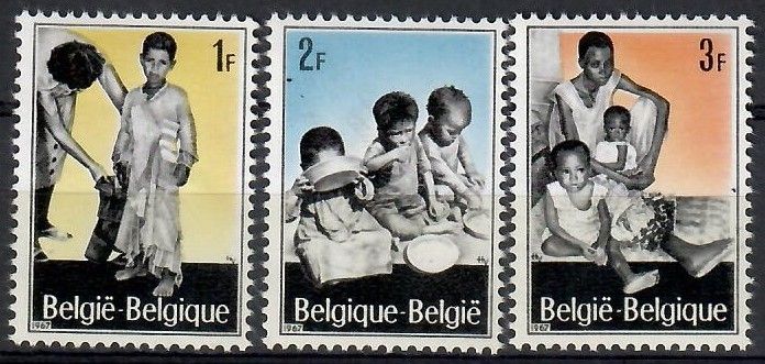 Znaczek Belgia 1967 Mi 1465-1467 Czyste **