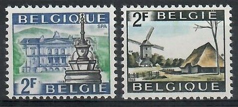 Znaczek Belgia 1968 Mi 1521-1522 Czyste **