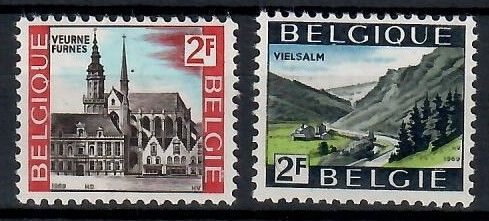 Znaczek Belgia 1969 Mi 1560-1561 Czyste **