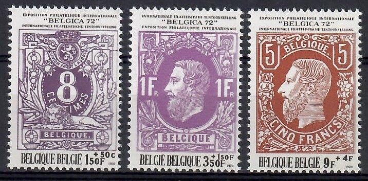 Znaczek Belgia 1970 Mi 1608-1610 Czyste **